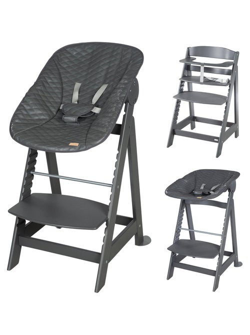 Trona evolutiva con hamaca reclinable en cuero PU 'Roba Born Up' - Kiabi