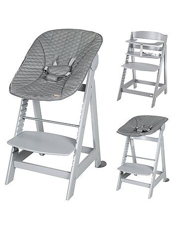 Trona evolutiva con hamaca reclinable en cuero PU 'Roba Born Up'