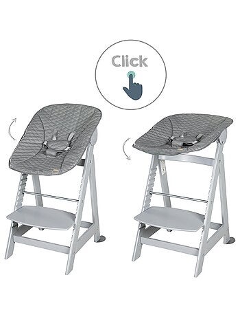 Trona evolutiva con hamaca reclinable en cuero PU 'Roba Born Up'