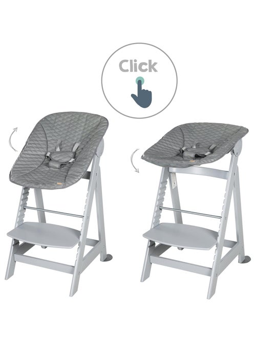 Trona evolutiva con hamaca reclinable en cuero PU 'Roba Born Up' - Kiabi