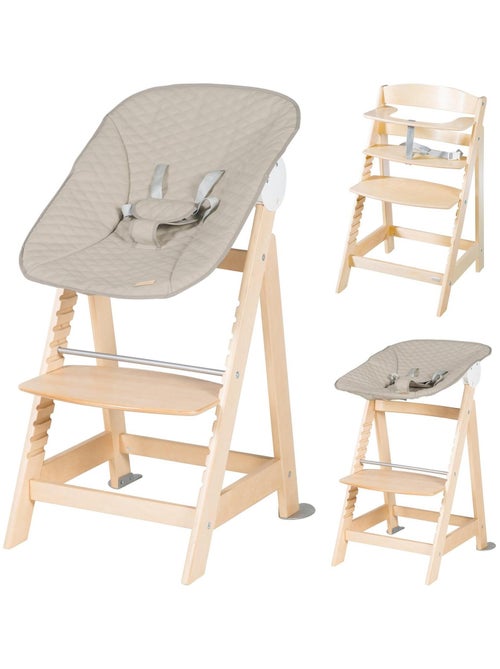 Trona evolutiva con hamaca reclinable en cuero PU 'Roba Born Up' - Kiabi