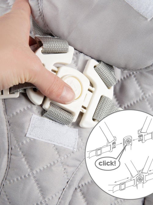 Trona evolutiva con hamaca reclinable en cuero PU 'Roba Born Up' - Kiabi