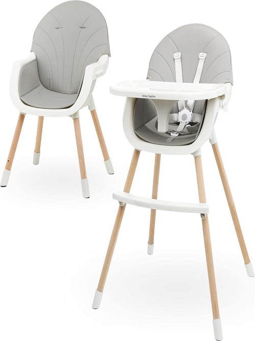 Trona evolutiva de madera 2 niveles máx 25kg Mamabrum - Kiabi