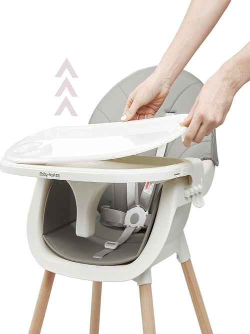 Trona evolutiva de madera 2 niveles máx 25kg Mamabrum - Kiabi