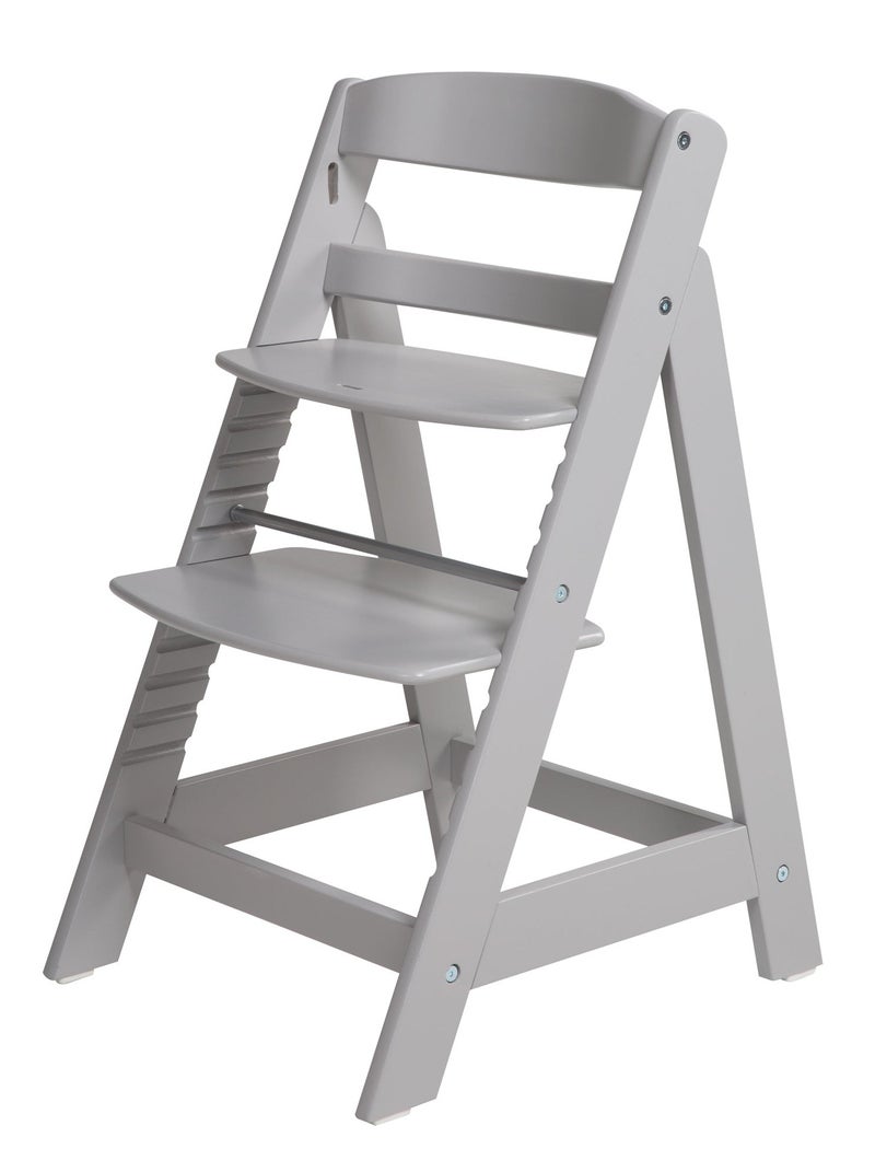Trona evolutiva de madera desde 6 meses hasta 70 kg - ROBA 'Sit Up III' Gris - Kiabi
