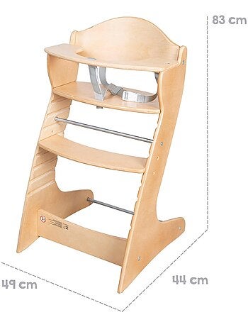 Trona evolutiva en madera - soporta hasta 70 kg - 'Roba Chair Up'