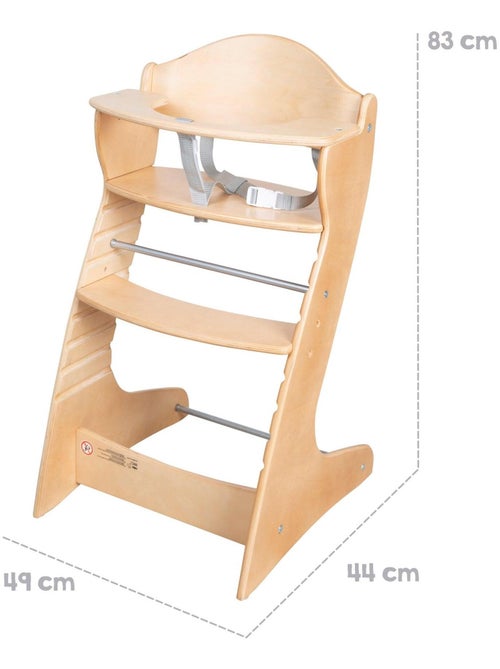 Trona evolutiva en madera - soporta hasta 70 kg - 'Roba Chair Up' - Kiabi