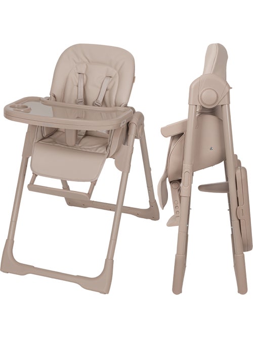 Trona evolutiva LIONELO Linn - Altura regulable - Ruedas - Plegado compacto - Hasta 15 kg - Kiabi