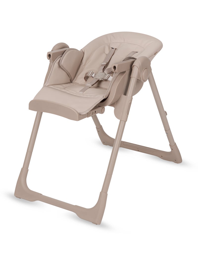 Trona evolutiva LIONELO Linn - Altura regulable - Ruedas - Plegado compacto - Hasta 15 kg Beige arcilla - Kiabi