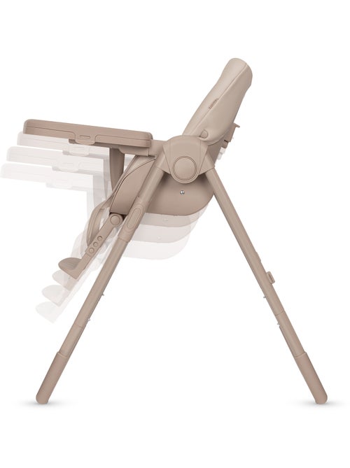 Trona evolutiva LIONELO Linn - Altura regulable - Ruedas - Plegado compacto - Hasta 15 kg - Kiabi