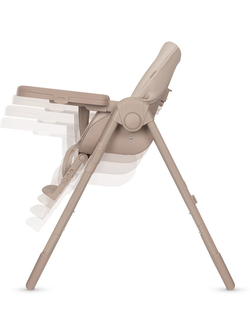 Trona evolutiva LIONELO Linn - Altura regulable - Ruedas - Plegado compacto - Hasta 15 kg Beige arcilla - Kiabi