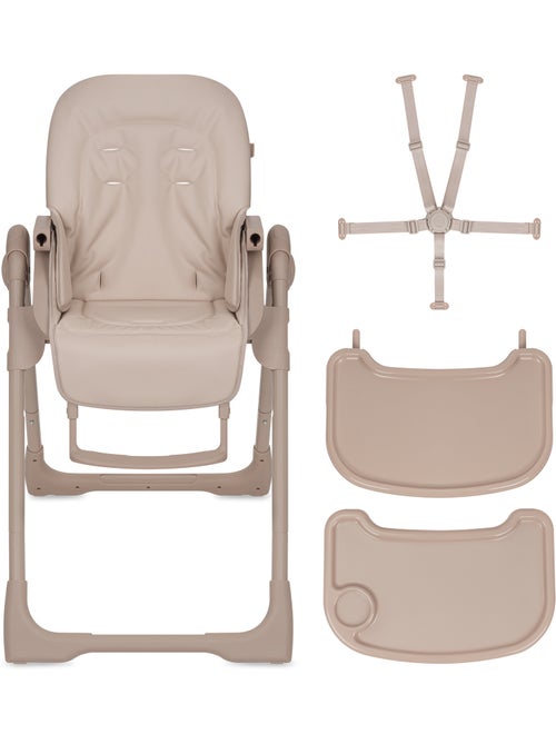 Trona evolutiva LIONELO Linn - Altura regulable - Ruedas - Plegado compacto - Hasta 15 kg - Kiabi