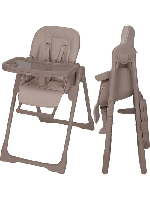 Trona evolutiva LIONELO Linn - Altura regulable - Ruedas - Plegado compacto - Hasta 15 kg - Kiabi