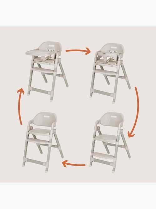 Trona evolutiva LIONELO Matt - Altura regulable - Plegado compacto - Hasta 110 kg - Kiabi Trona evolutiva LIONELO Matt - Altura regulable - Plegado compacto - Hasta 110 kg - Kiabi