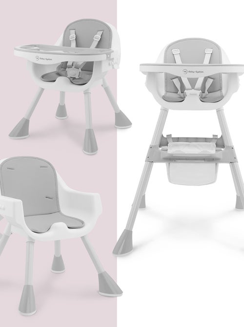 Trona evolutiva Magnolia 2 en 1 con bandeja doble y cesta de almacenaje - Kiabi