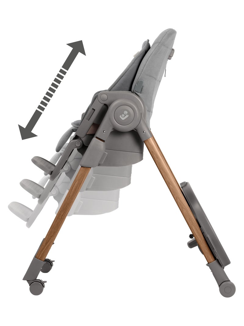 Trona evolutiva multiposición Minla Plus Gris oscuro - Kiabi