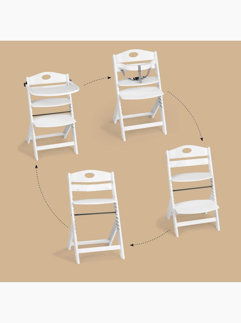 Trona Family PRO con mesa - babyGo Blanco - Kiabi