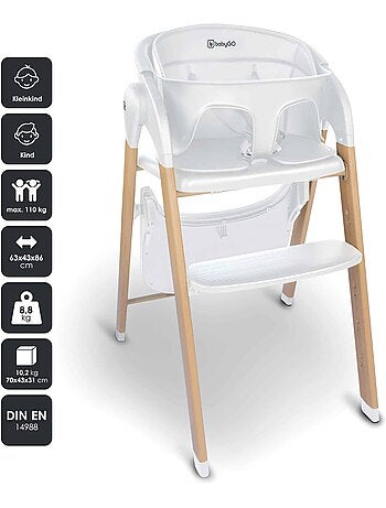 Trona Levels Newborn Set con reductor para recién nacido incluido - babyGo