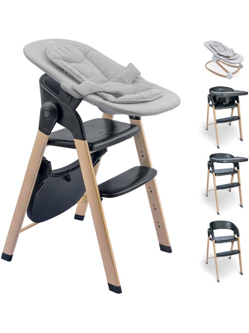 Trona Levels Newborn Set con reductor para recién nacido incluido - babyGo - Kiabi Trona Levels Newborn Set con reductor para recién nacido incluido - babyGo - Kiabi