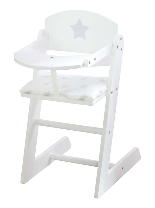 Trona para muñecas en madera maciza + cojín 'Stella' - ROBA - Kiabi