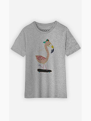 Tshirt infantil FLAMINGO SKATER