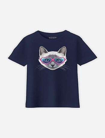 Tshirt infantil KITTY SUNGLASSES