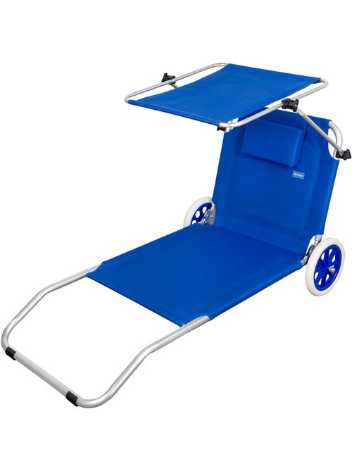 Tumbona carrito de playa plegable 2 en 1 aktive beach - Kiabi