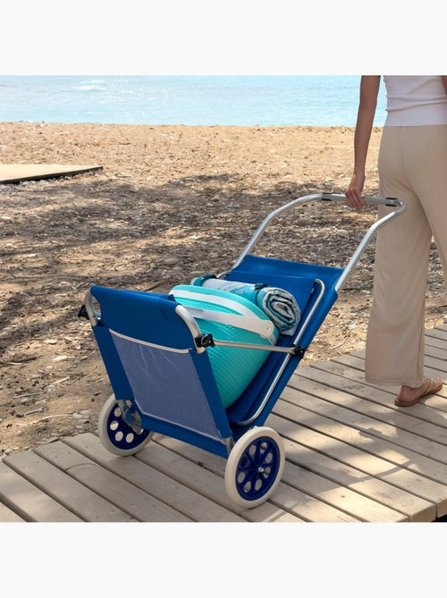 Tumbona carrito de playa plegable 2 en 1 aktive beach - Kiabi