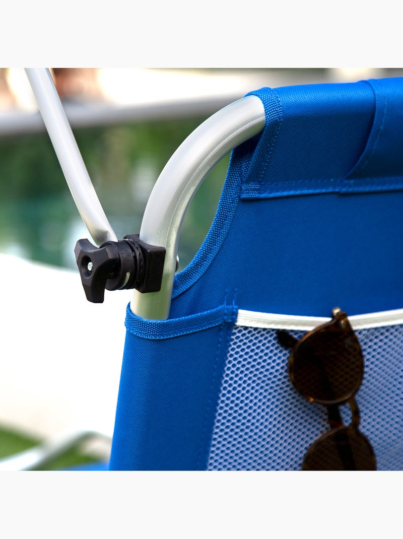 Tumbona carrito de playa plegable 2 en 1 aktive beach Azul - Kiabi