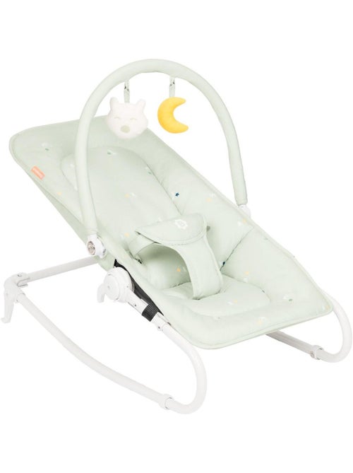 Tumbona plegable multifuncional 2 en 1 con arco de juegos, Lichen «Badabulle» - Kiabi Tumbona plegable multifuncional 2 en 1 con arco de juegos, Lichen «Badabulle» - Kiabi