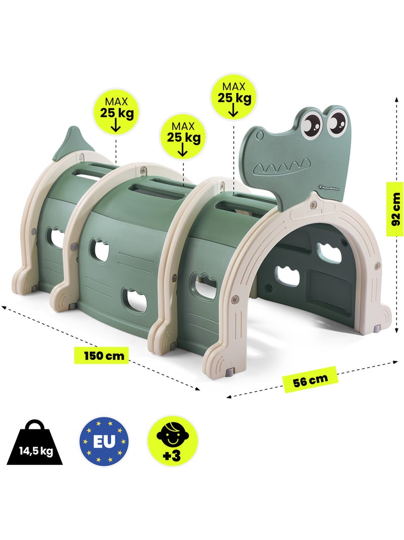 Túnel de juego cheerful crocodile hypermotion desde 3 años Beige - Kiabi