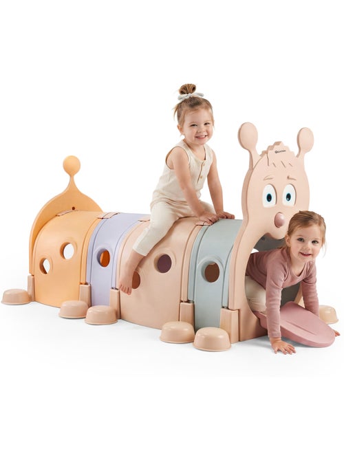 Túnel de juego modular en forma de oruga - para niños, circuito de motricidad interior y exterior - Kiabi