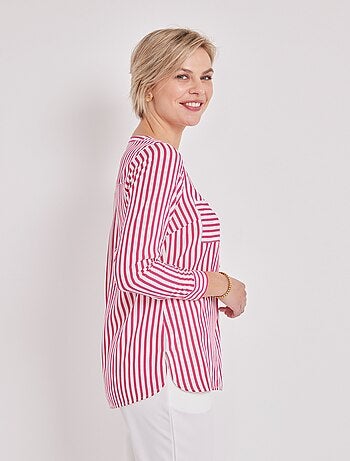 Túnica camisera larga rayas - Afibel