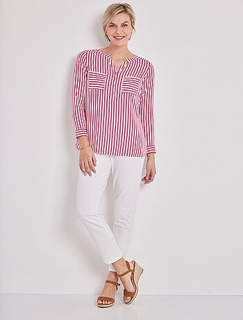 Túnica camisera larga rayas - Afibel