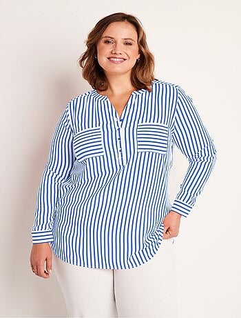 Túnica camisera larga rayas - Afibel