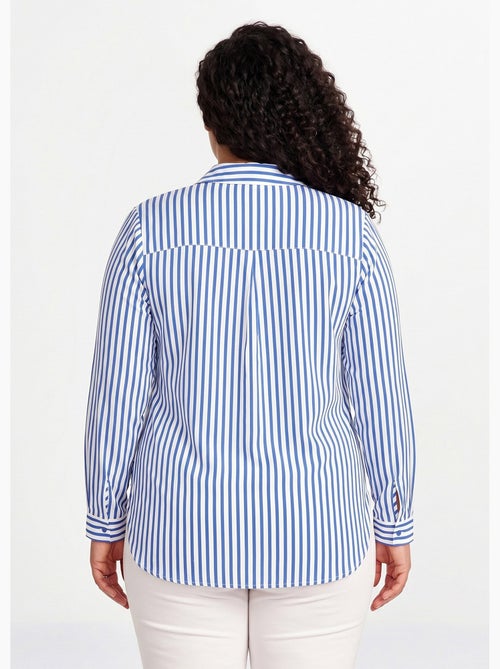 Túnica camisera larga rayas - Afibel - Kiabi