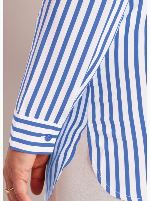 Túnica camisera larga rayas - Afibel - Kiabi