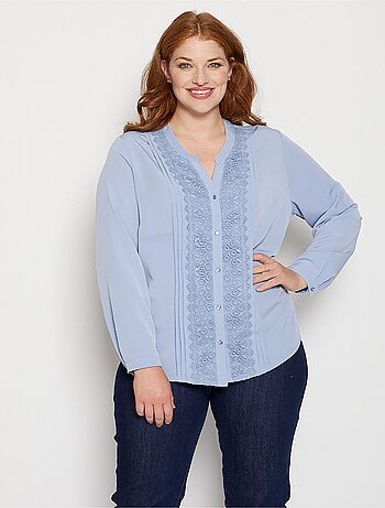 Túnica con encaje fantasía - Afibel