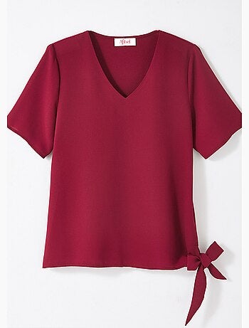 Túnica corta blusante, lisa o estampada