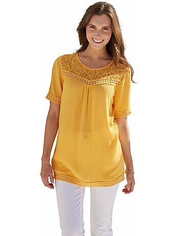 Túnica de encaje y macramé - Afibel