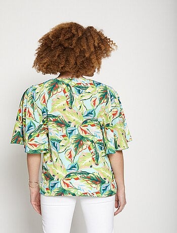 Túnica de longitud media con mangas con volantes - Afibel