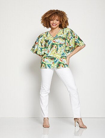 Túnica de longitud media con mangas con volantes - Afibel