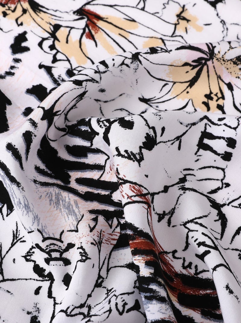 Túnica de Playa Beachrobe BlackPanther Blanco - Kiabi