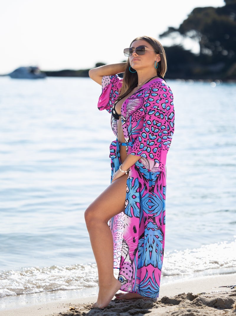 Túnica de Playa Beachrobe PinkPanther Rosa - Kiabi