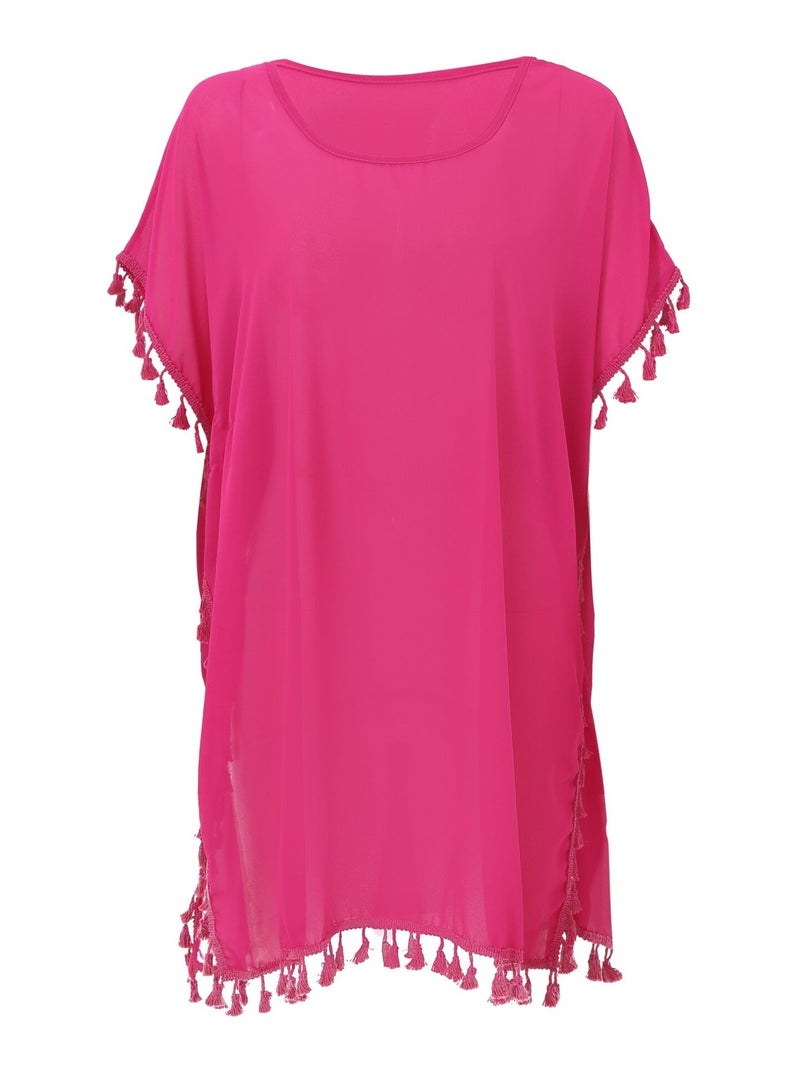 Túnica de Playa Cover Easy Rosa fucsia - Kiabi
