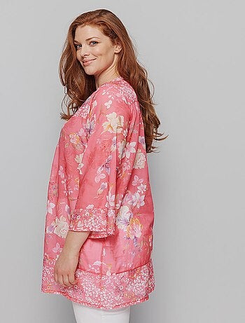 Túnica de voile estampada - AFIBEL