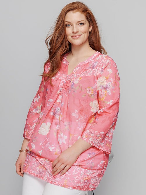 Túnica de voile estampada - AFIBEL - Kiabi
