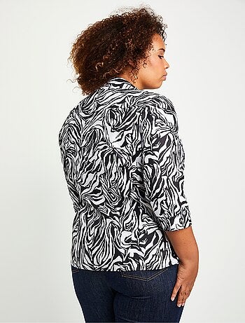 Túnica estampada con mangas 3/4 - Afibel