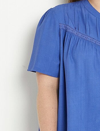 Túnica estampada con mangas de murciélago - Afibel