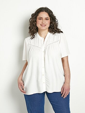 Túnica estampada con mangas de murciélago - Afibel